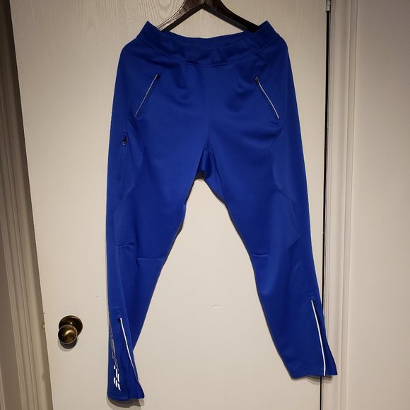 Toronto Maple Leafs Warm Up Sports Pants Royal Blue Electric & Reflective SAVE $ - Picture 6 of 6